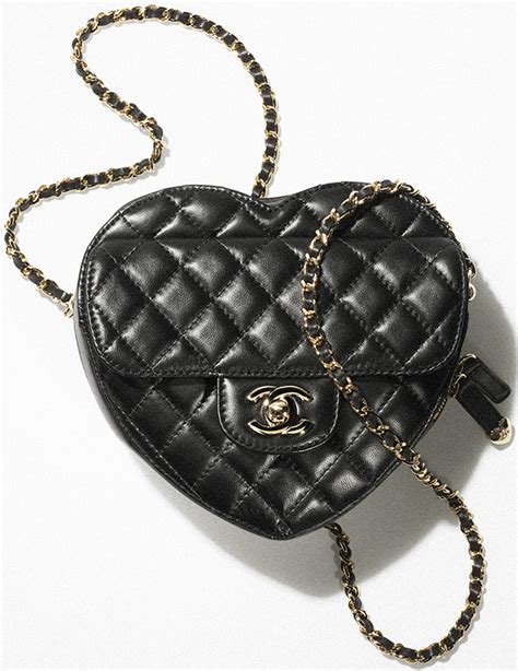 chanel bags heart|chanel heart bag for sale.